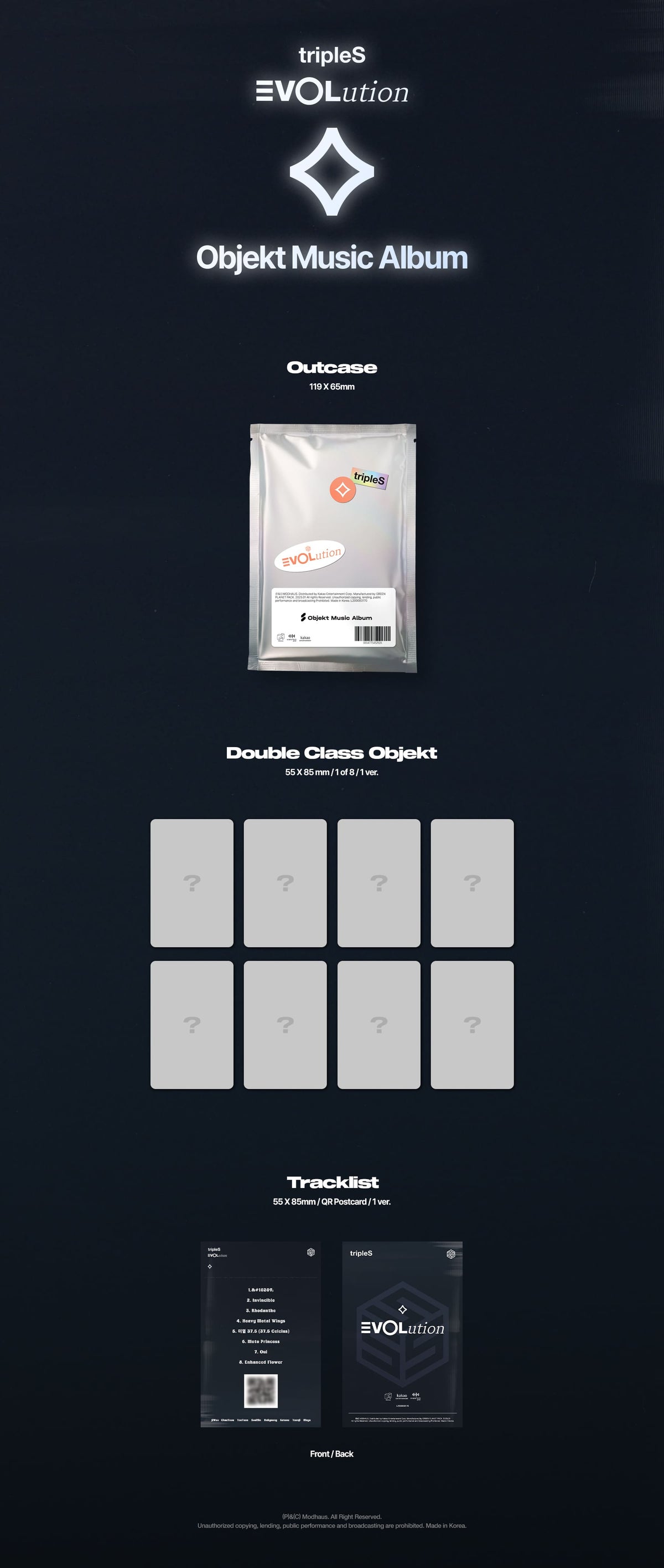 tripleS Mini Album [EVOLution <⟡> (Mujuk)] (Objekt Music Album)