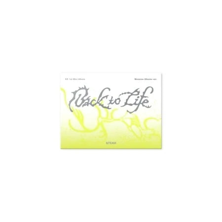 &TEAM - [BACK TO LIFE] KR 1st Mini Album PHOTOCARD BOX WEVERSE ALBUMS Version