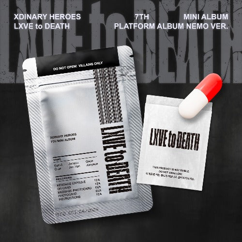Xdinary Heroes 7th Mini Album [LXVE to DEATH] (PLATFORM ALBUM NEMO Ver.)