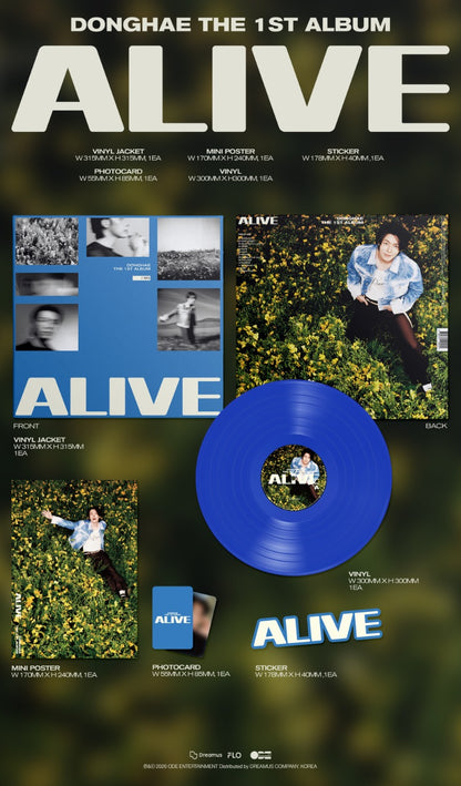 (10/13) preorder DONGHAE 1st Full Album [ALIVE] (LP Ver.)