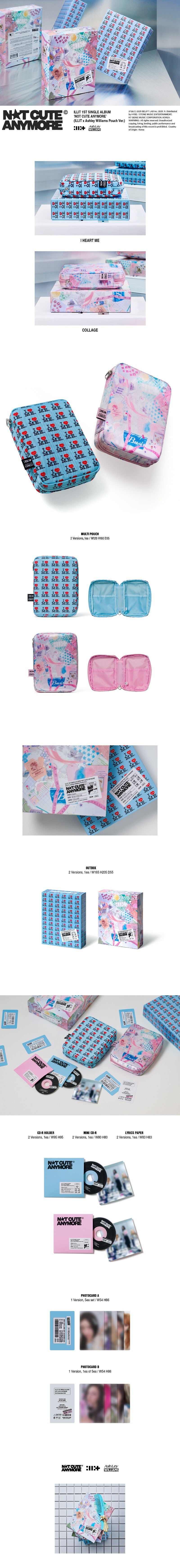 ILLIT 1st Single Album [NOT CUTE ANYMORE] Pouch Ver.