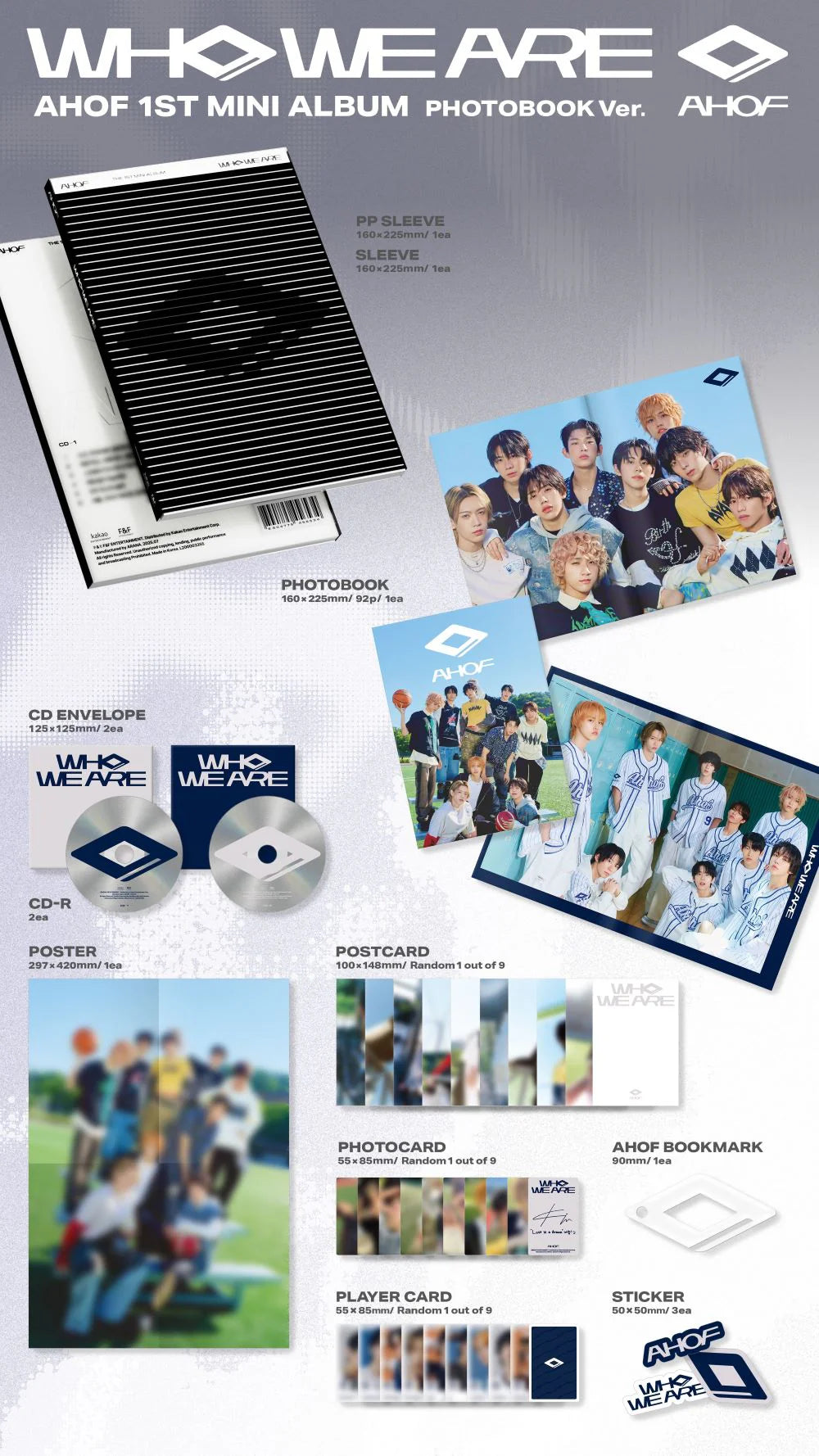 AHOF - 1st Mini Album [WHO WE ARE] PHOTOBOOK Ver.