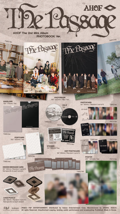 AHOF - 2nd Mini Album [The Passage] PHOTOBOOK Ver.