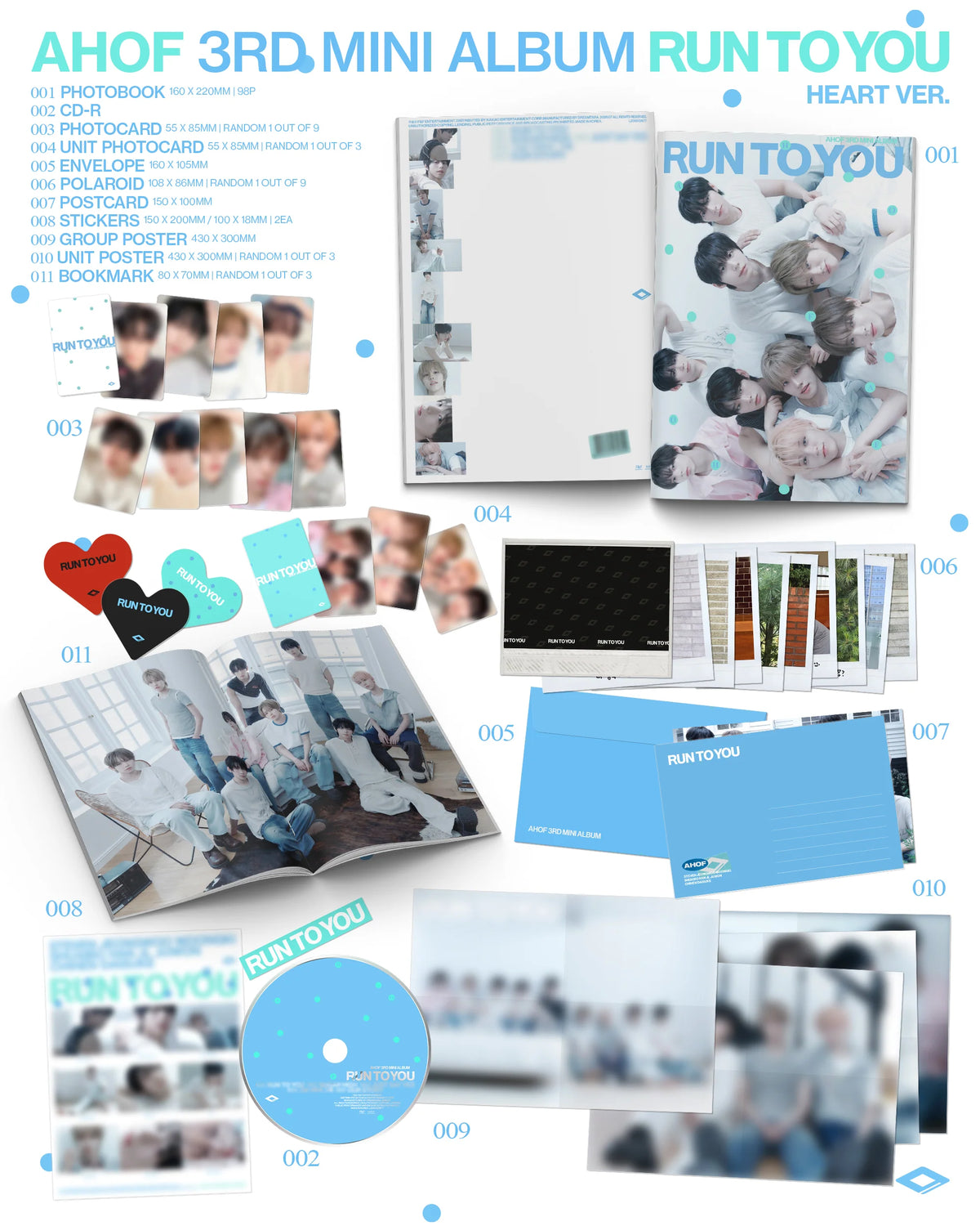 AHOF - 3rd Mini Album [RUN TO YOU] PHOTOBOOK Ver.