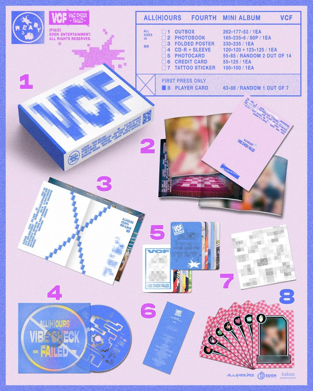 ALL(H)OURS - 4th Mini Album [VCF]