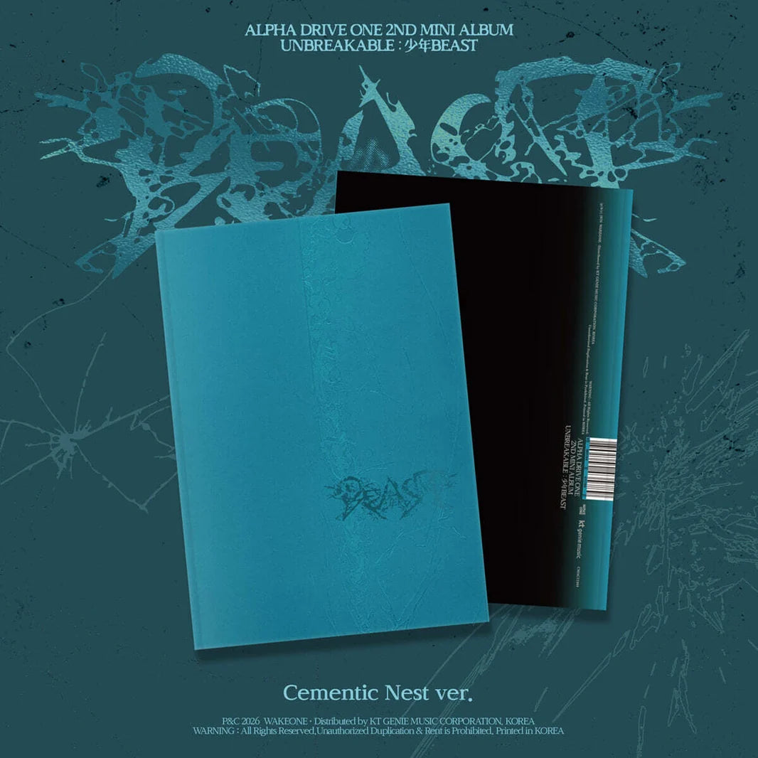 (8/25) Pre-Order ALPHA DRIVE ONE - 2nd Mini Album [UNBREAKABLE : 少年BEAST] Cementic Nest Ver.