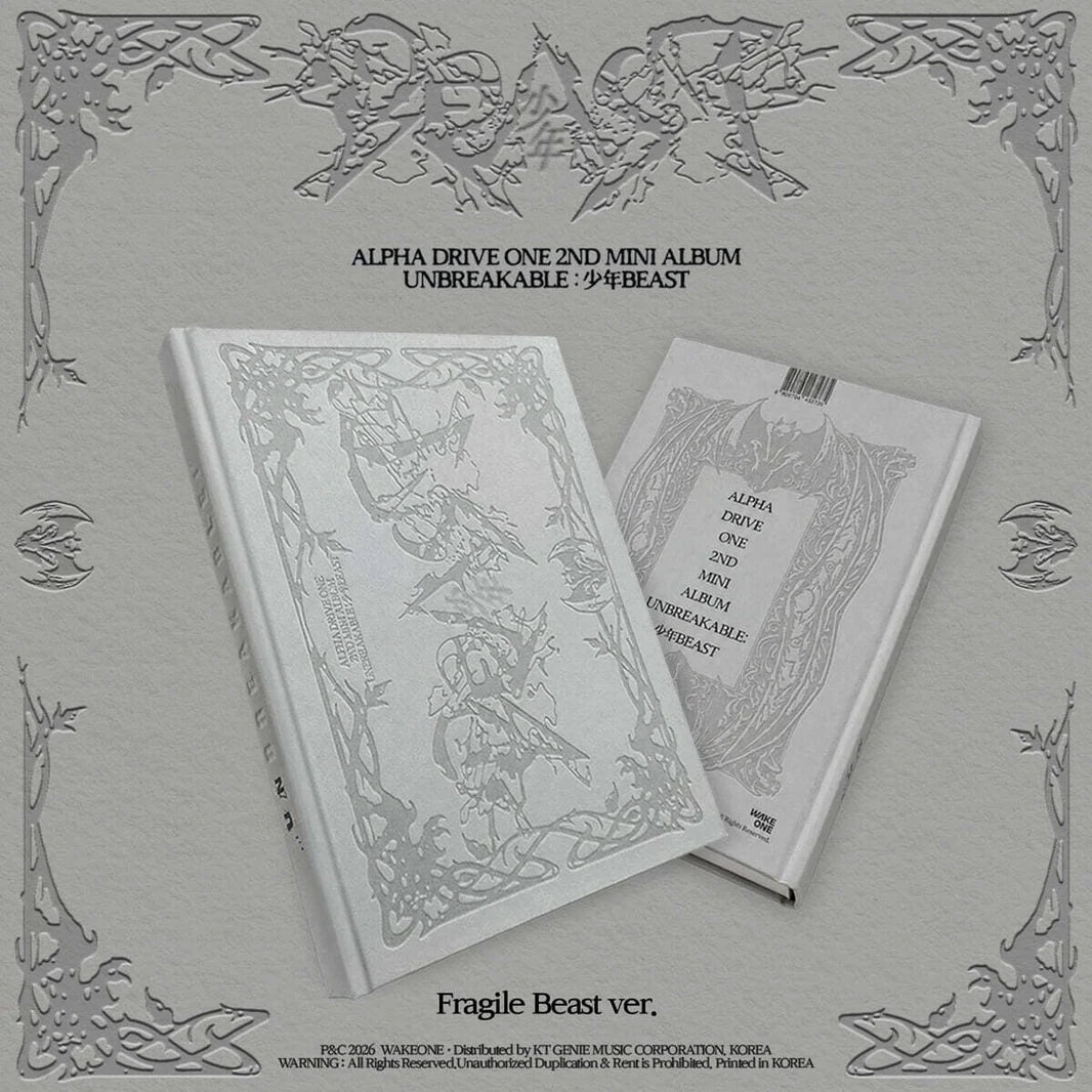 (8/25) Pre-Order ALPHA DRIVE ONE - 2nd Mini Album [UNBREAKABLE : 少年BEAST] Fragile Beast