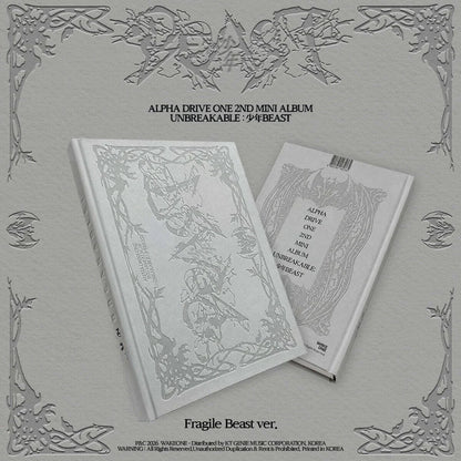 (8/25) Pre-Order ALPHA DRIVE ONE - 2nd Mini Album [UNBREAKABLE : 少年BEAST] Fragile Beast