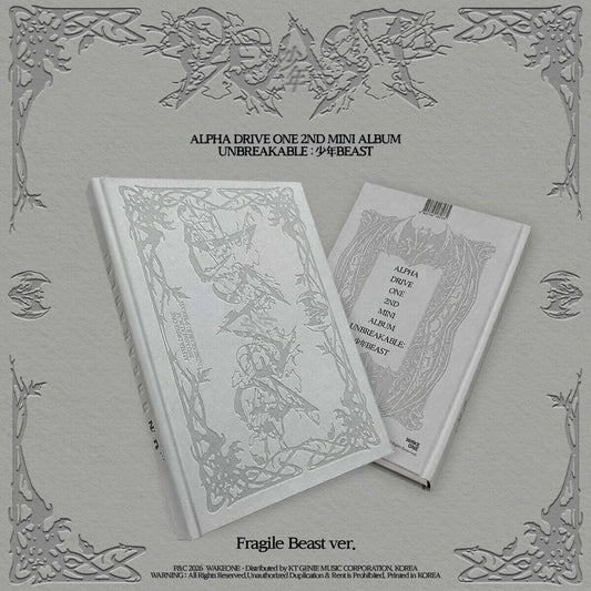 ALPHA DRIVE ONE - 2nd Mini Album [UNBREAKABLE : 少年BEAST] Fragile Beast