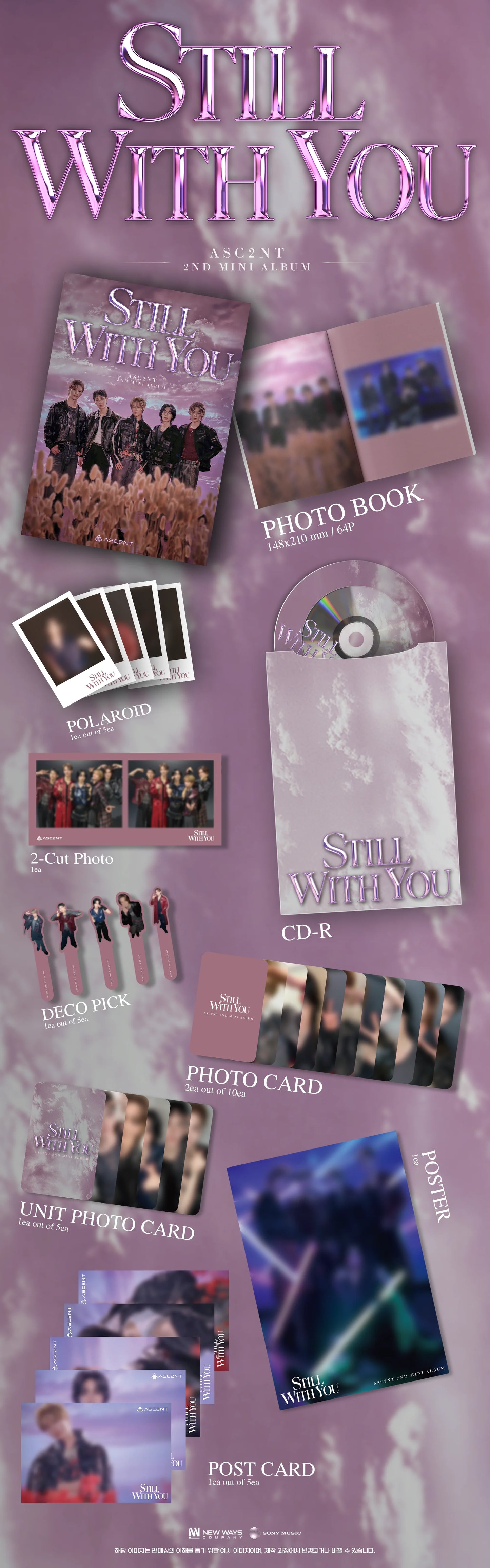 (9/4) Preorder ASC2NT - 2nd Mini Album [Still with you]
