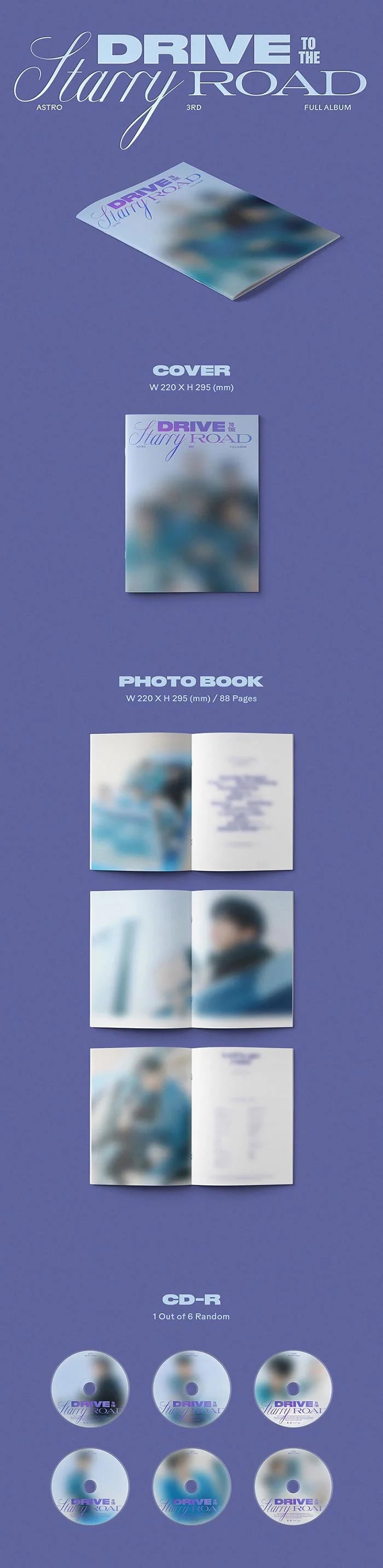 ASTRO - DRIVE TO THE STARRY ROAD [3RD ALBUM] Random