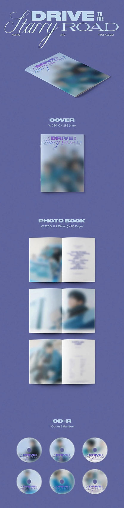 ASTRO - DRIVE TO THE STARRY ROAD [3RD ALBUM] Random