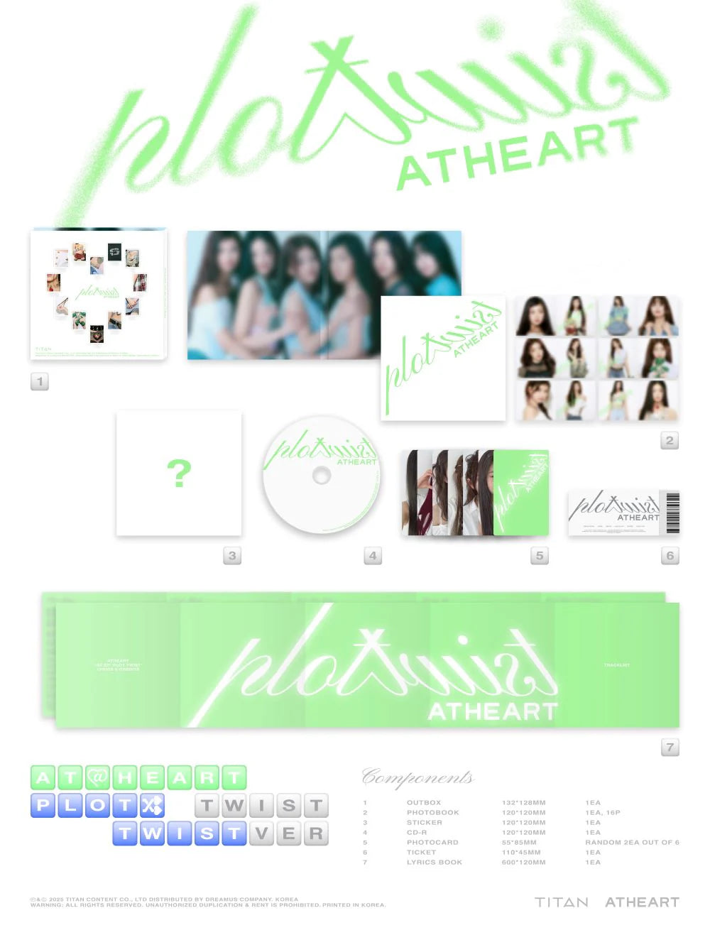 AtHeart - 1st EP [Plot Twist] Twist Ver.