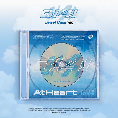 (8/19) Pre-Order AtHeart - Single Album [3!4!] Jewel Case Ver.