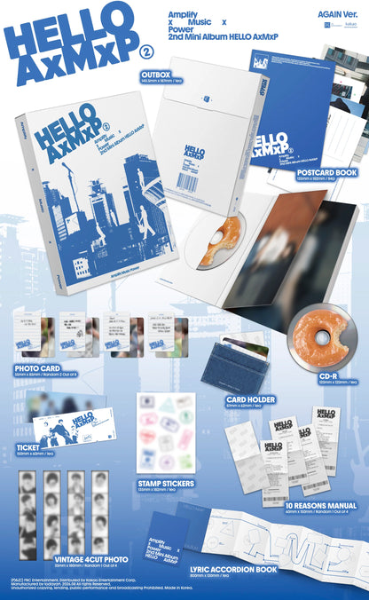 AxMxP - 2nd Mini Album [HELLO AxMxP] AGAIN Ver.