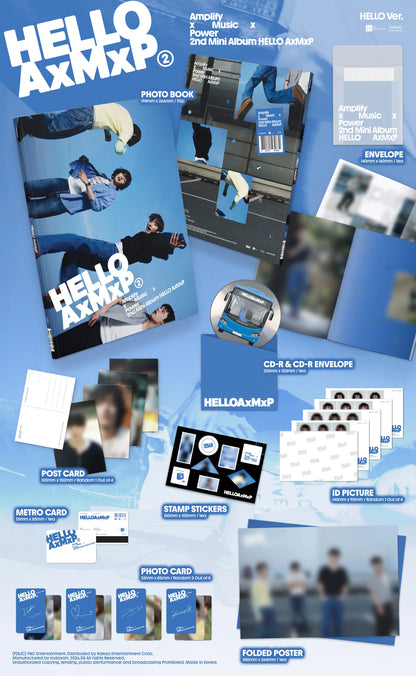 AxMxP - 2nd Mini Album [HELLO AxMxP] HELLO Ver.