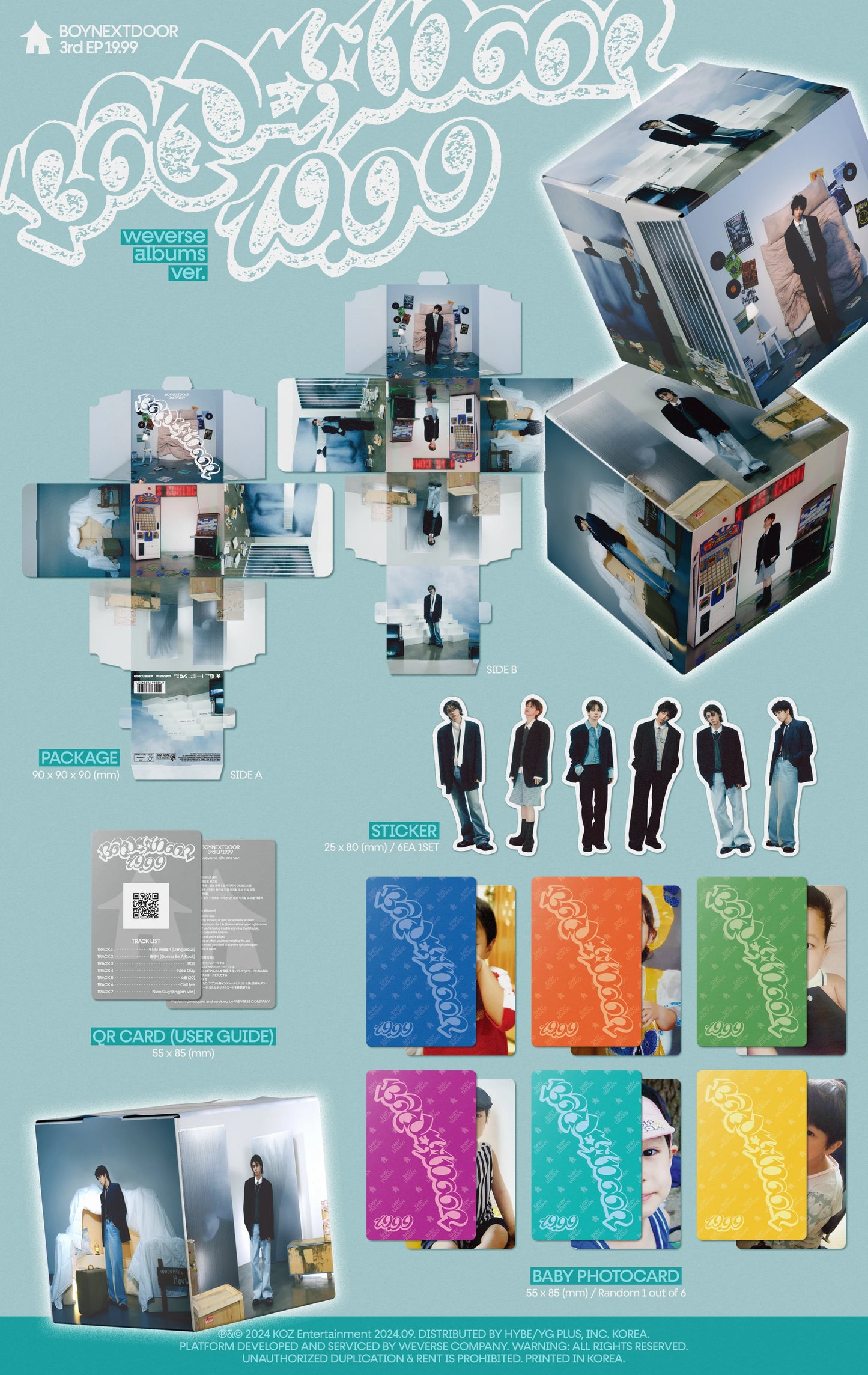 BOYNEXTDOOR - 3rd EP [19.99] Weverse Albums Ver.