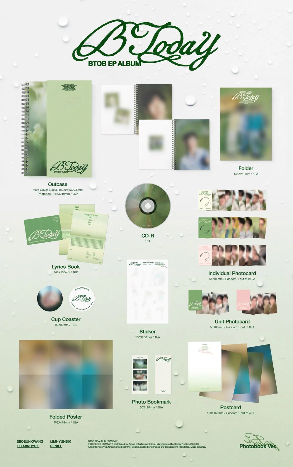 BTOB - EP Album [BTODAY] Photobook Ver.