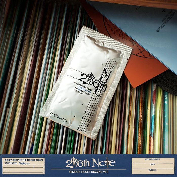 (9/28) preorder CLOSE YOUR EYES - 4th Mini Album [256th Note] Digging Ver.