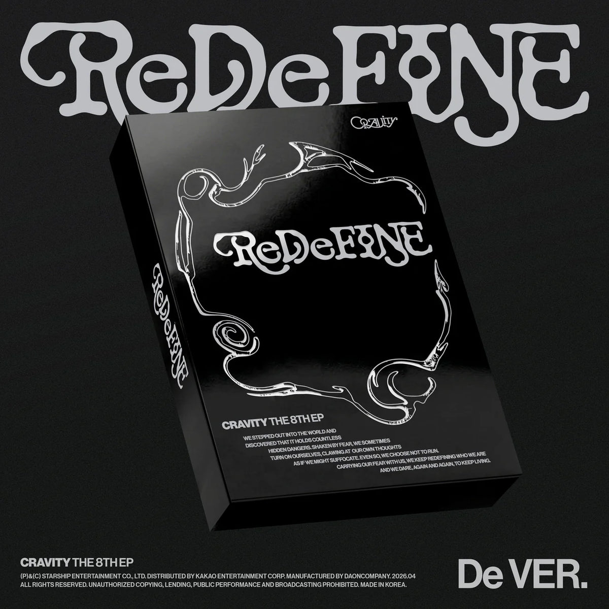 CRAVITY - 8th Mini Album [ReDeFINE] DE Ver.