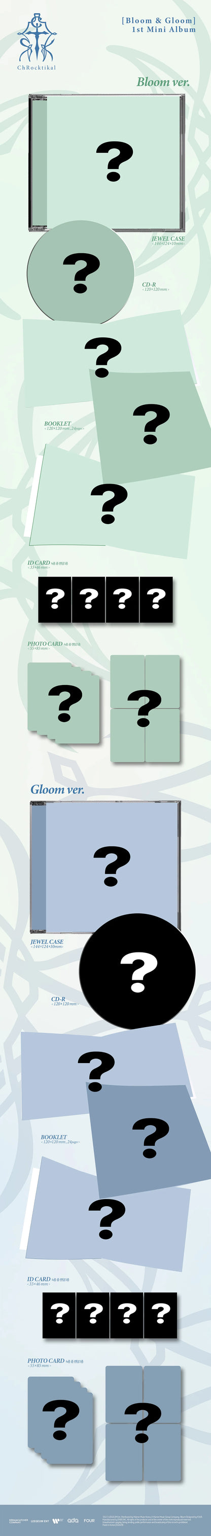 (9/3) Preorder ChRocktikal - 1st Mini Album [Bloom & Gloom]