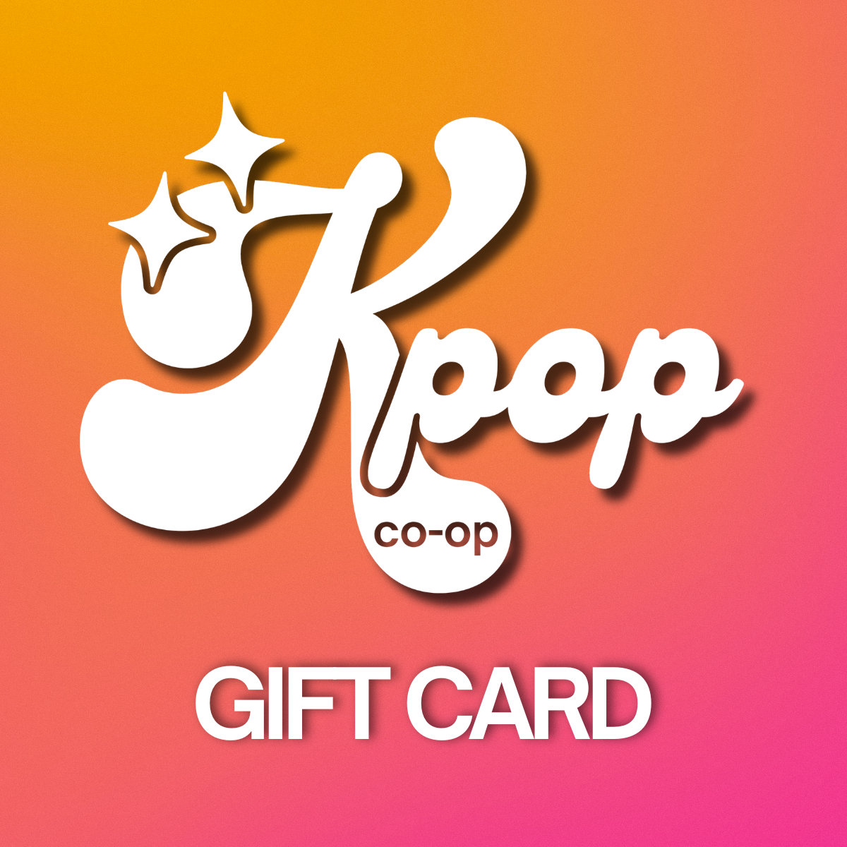 Kpop Co-op Gift Card
