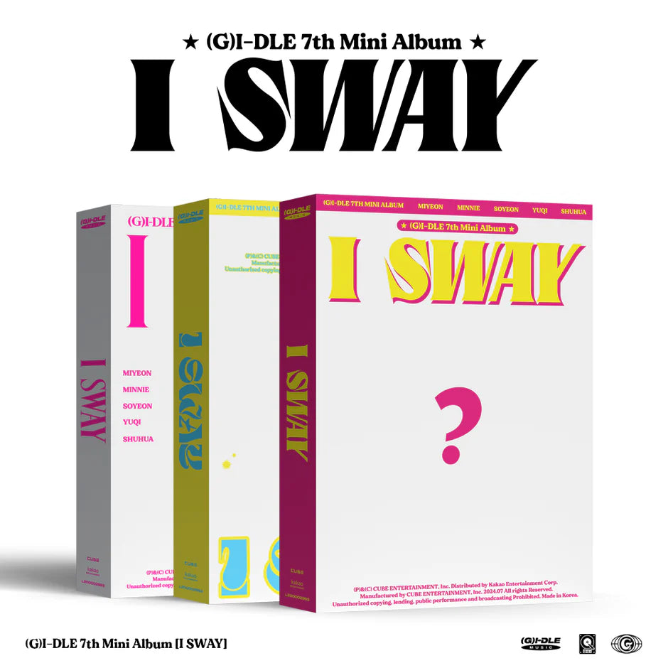 (G)I-DLE 7th Mini Album [I SWAY] (Random Ver.)