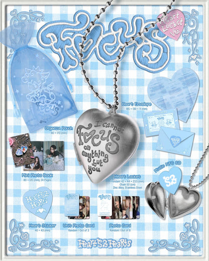 Hearts2Hearts - 1st Mini Album [FOCUS] Heart Locket Ver. (Smart Album)
