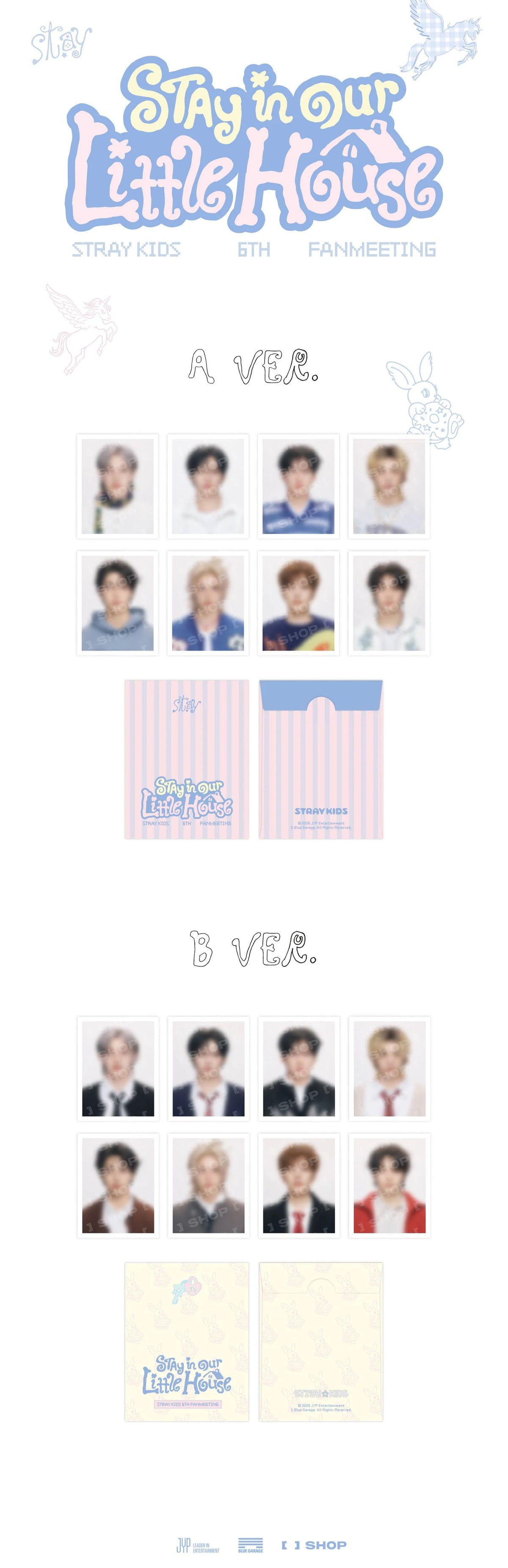 OFFICIAL ID PHOTO SET STRAY KIDS - STAY IN OUR LITTLE HOUSE 6TH FANMEETING
