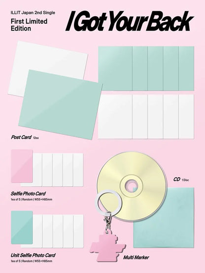 PRE-ORDER ILLIT - Japan 2nd Single [I GOT YOUR BACK] First Limited Edition