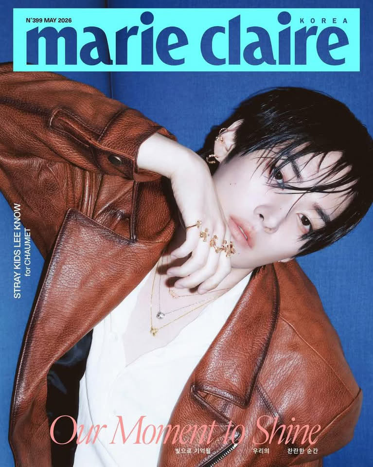 STRAY KIDS LEE KNOW MARIE CLAIRE 2026-05 MAGAZINE