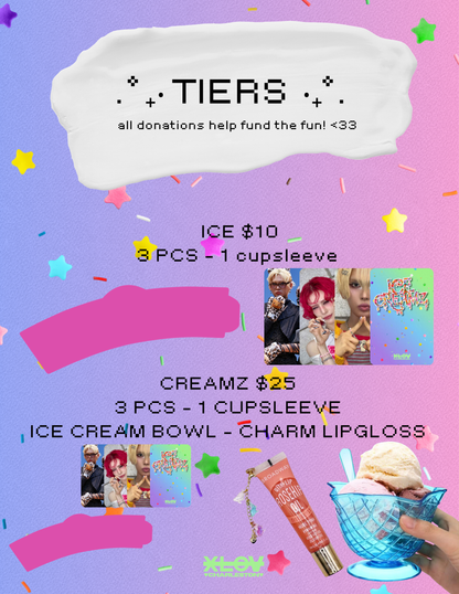 Ice Creamz Muti & Hyun Bday Tiers