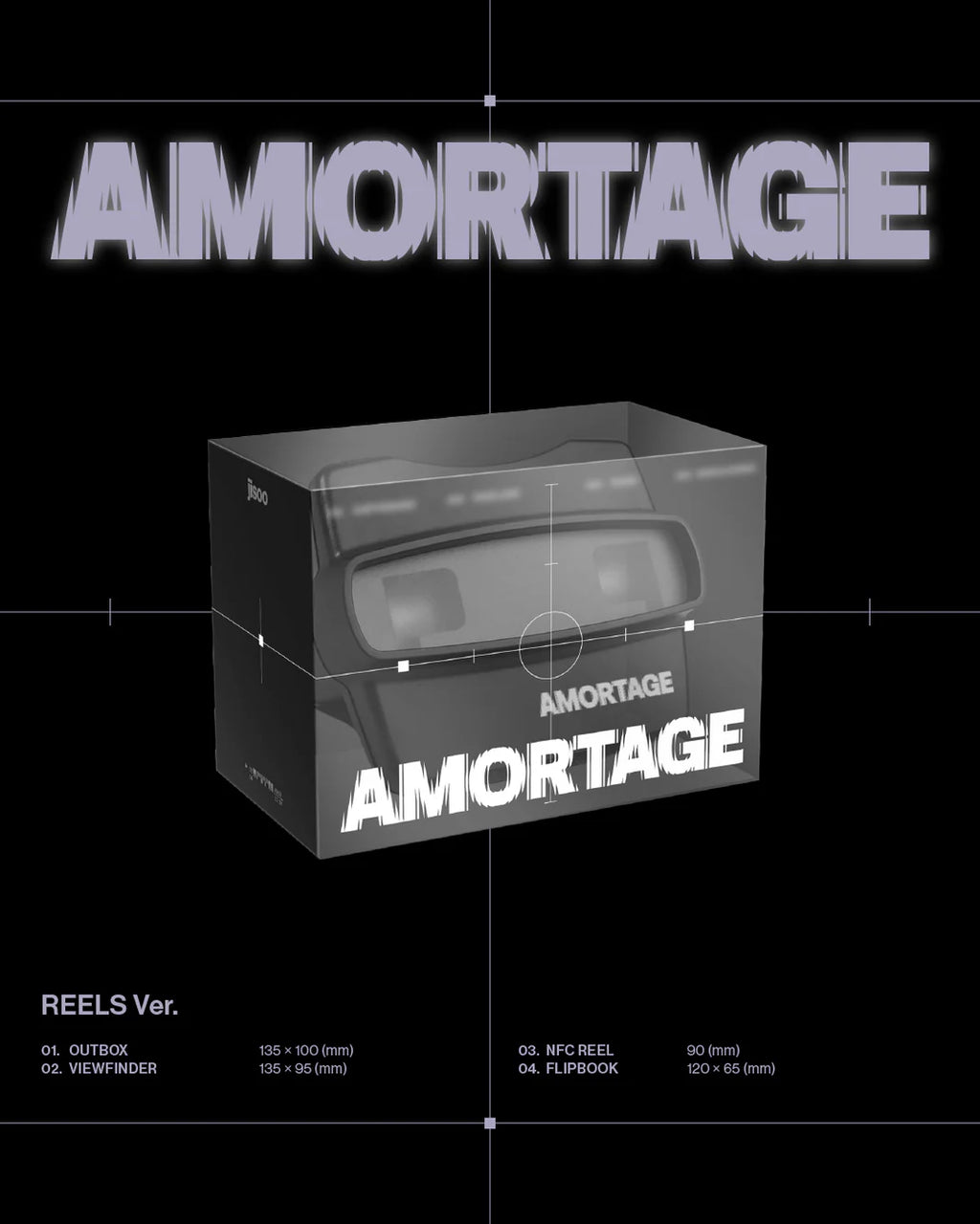 JISOO - 1st Mini Album [AMORTAGE] (REELS Ver.)
