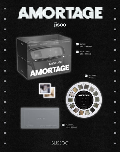 JISOO - 1st Mini Album [AMORTAGE] (REELS Ver.)