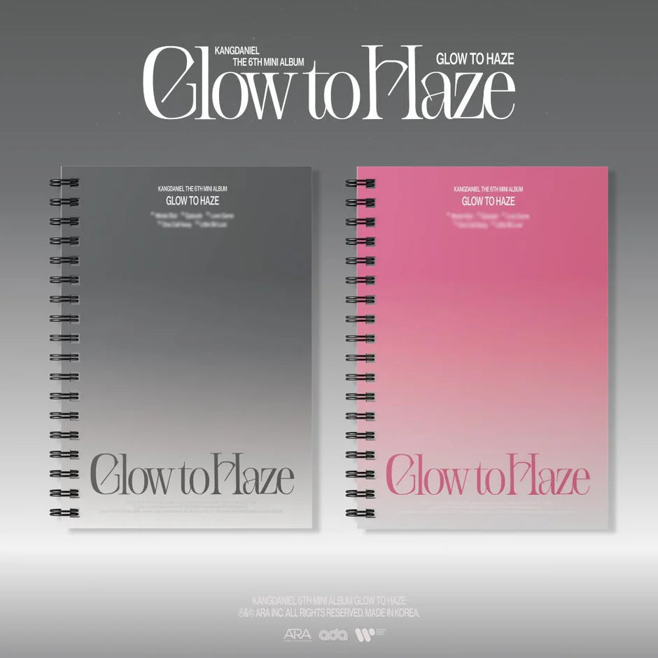 KANG DANIEL - [Glow to Haze] Photo Book Ver.