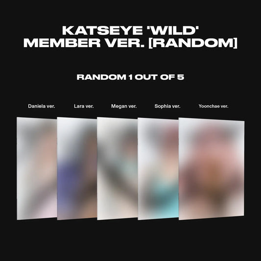 Pre-order KATSEYE - [WILD] Member Ver.