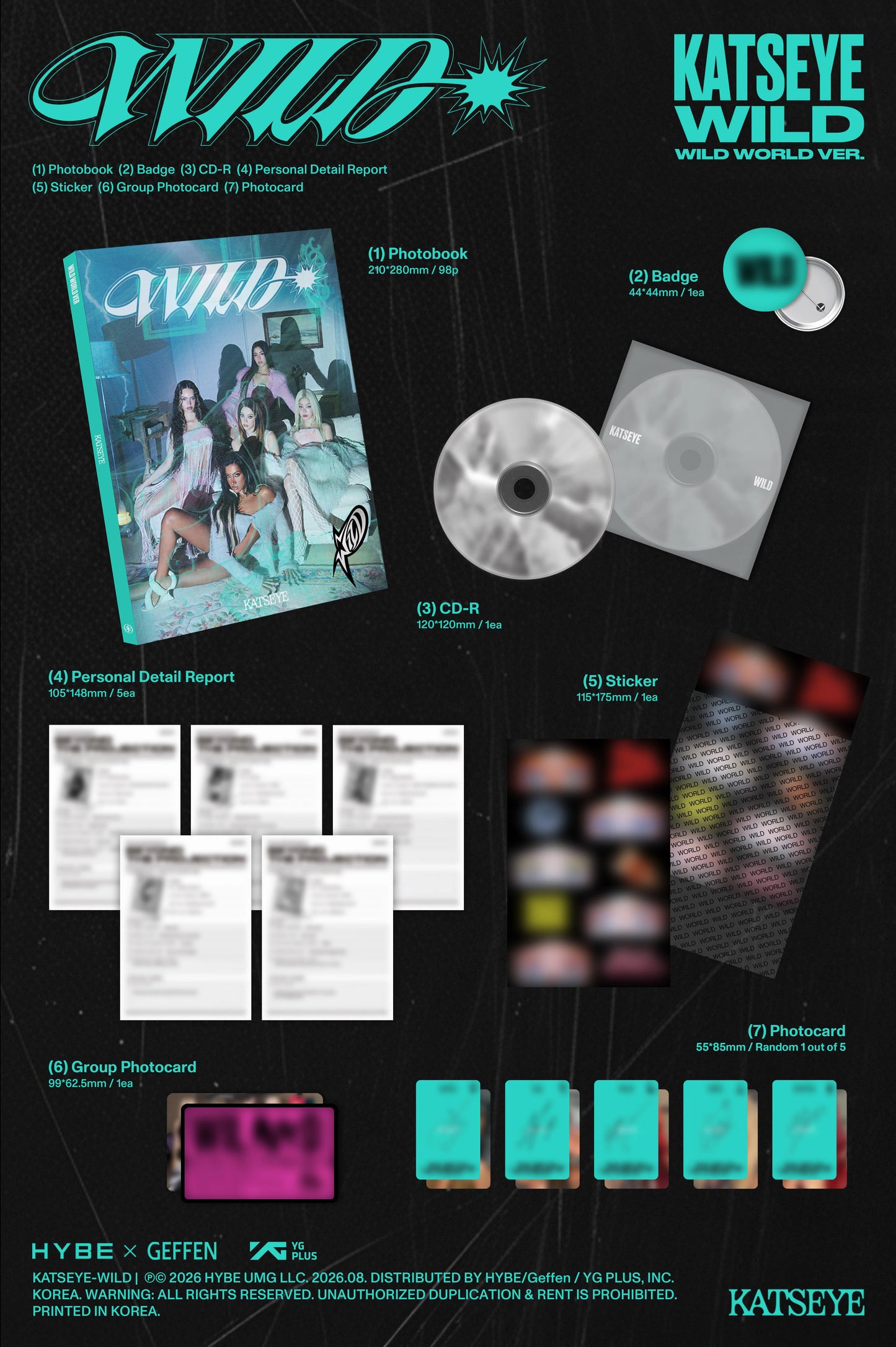 Pre-order KATSEYE - [WILD] Standard
