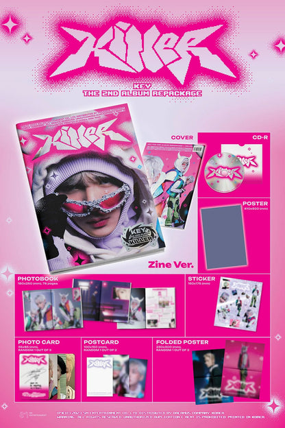 KEY - 2ND ALBUM REPACKAGE [KILLER] ZINE Ver.