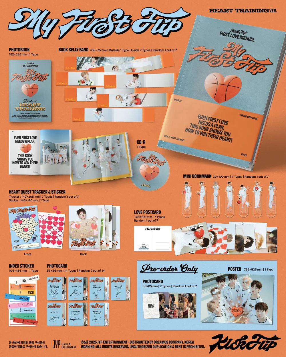 KickFlip - 3rd Mini Album [My First Flip] Random