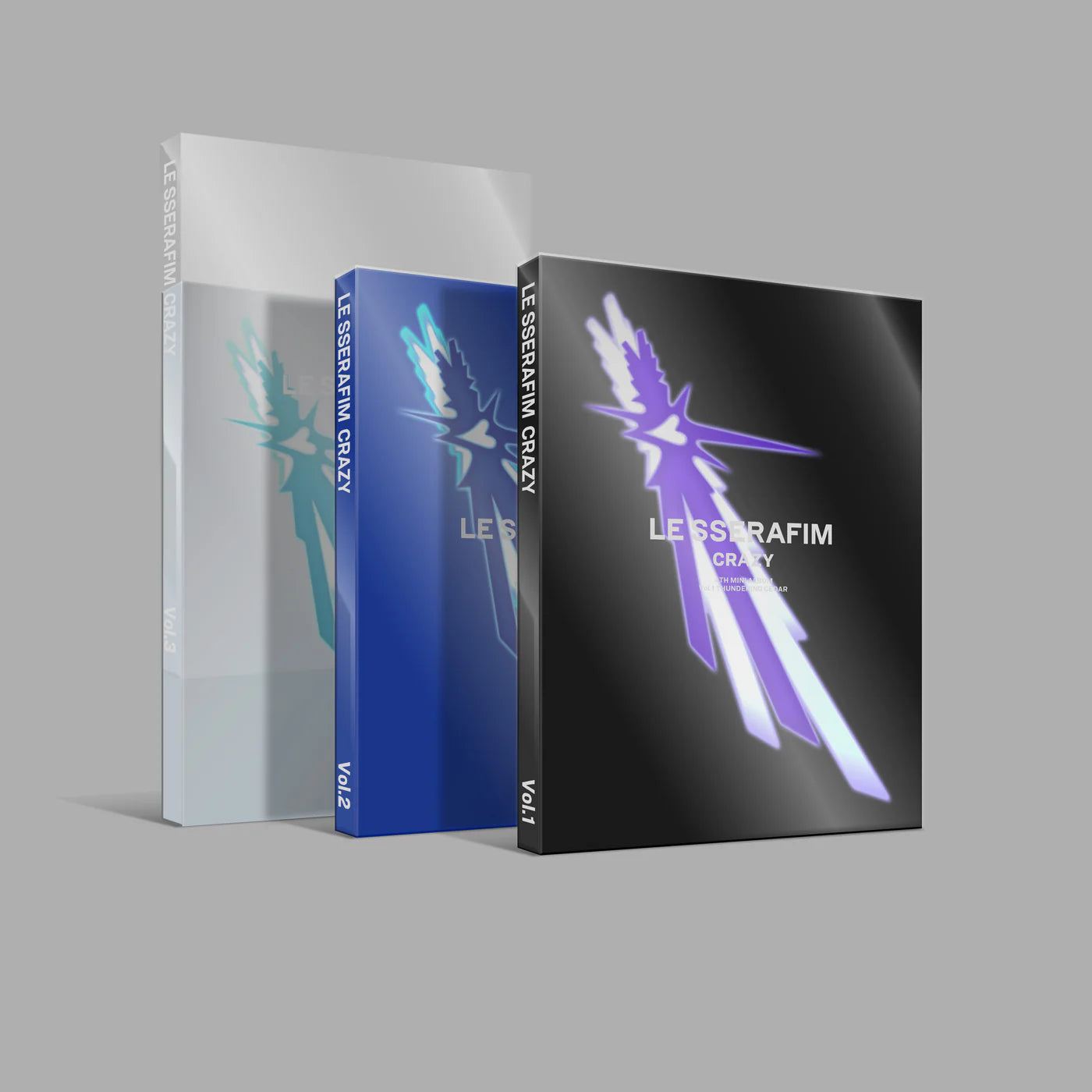 LE SSERAFIM - 4th Mini Album [CRAZY] (Vol.1 Ver. / Vol.2 Ver. / Vol.3 Ver.)