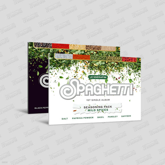 LE SSERAFIM - [SPAGHETTI] 1st Single Album Weverse Albums RANDOM Version