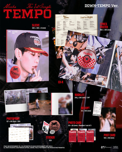 MINHO - 1st Single Album [TEMPO]