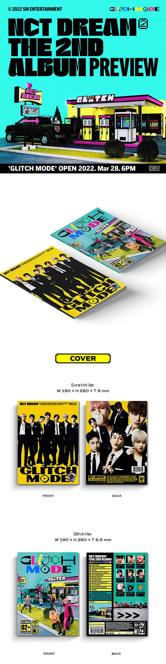 NCT DREAM - GLITCH MODE [2ND ALBUM] PHOTOBOOK Ver.