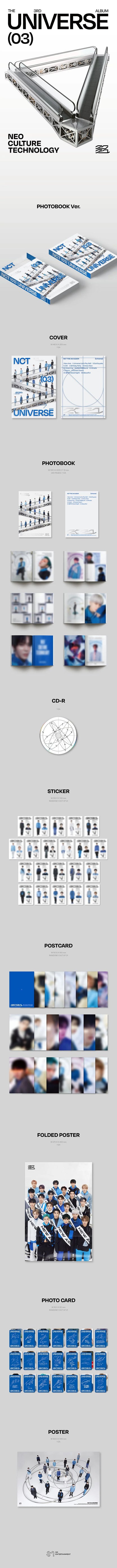 NCT - UNIVERSE [3RD ALBUM] PHOTOBOOK Ver.