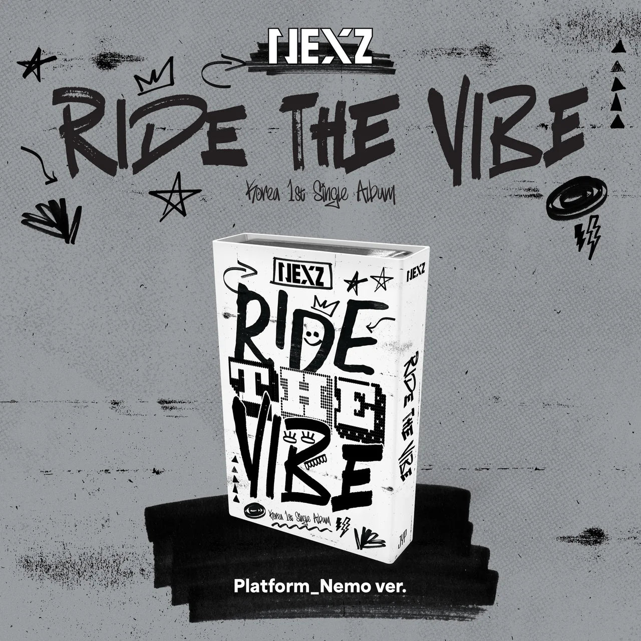 NEXZ - KOREA 1ST SINGLE ALBUM [RIDE THE VIBE] PLATFORM NEMO Ver.