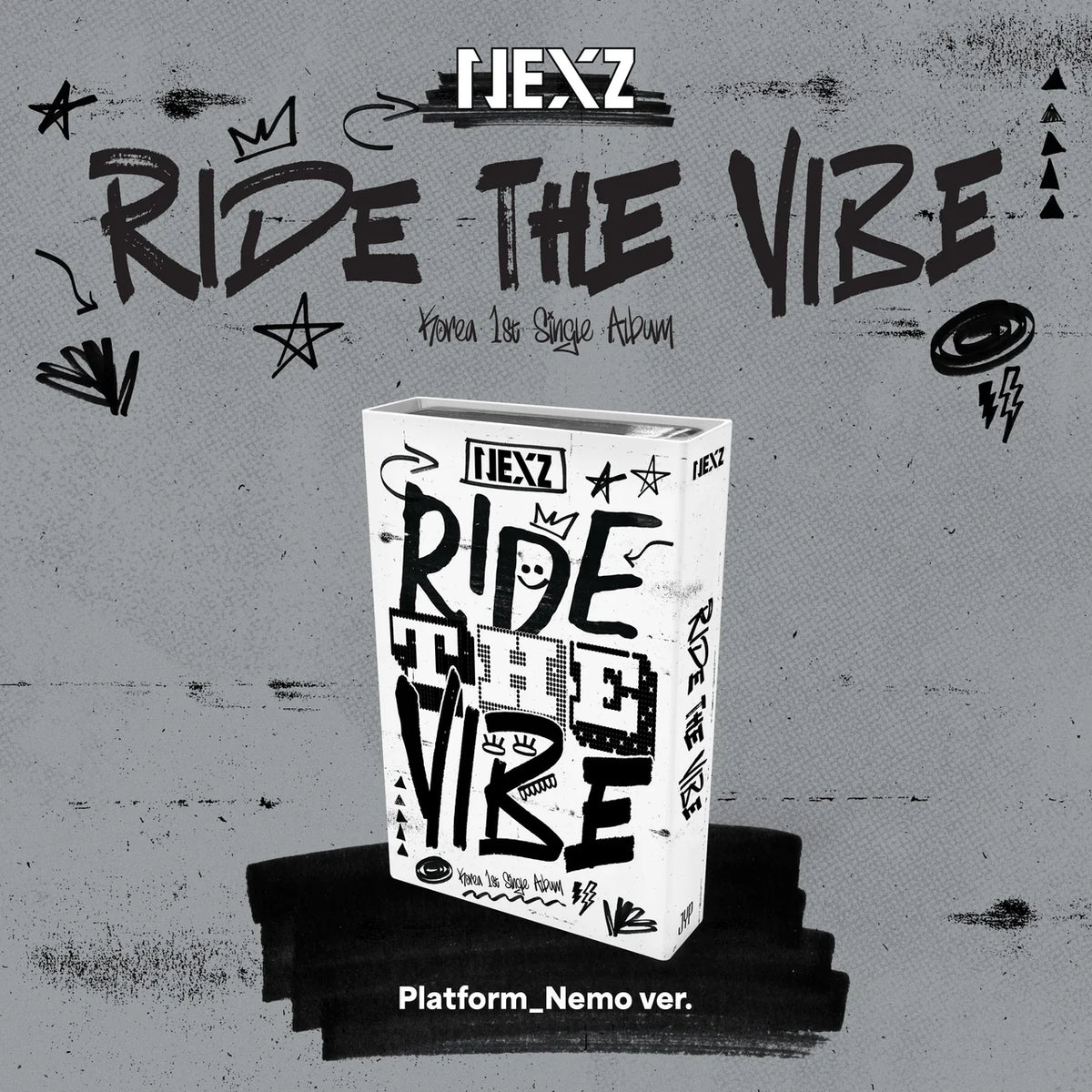 NEXZ - KOREA 1ST SINGLE ALBUM [RIDE THE VIBE] PLATFORM NEMO Ver.