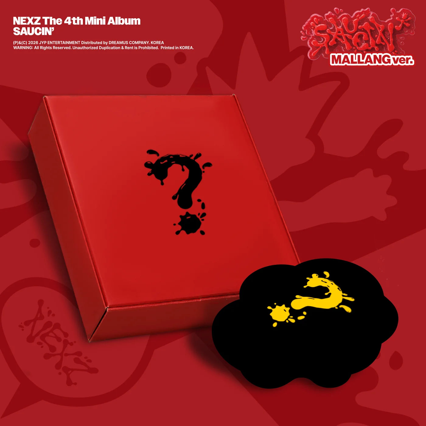 (8/24) Pre-Order NEXZ - 4th Mini Album [SAUCIN'] MALLANG Ver.