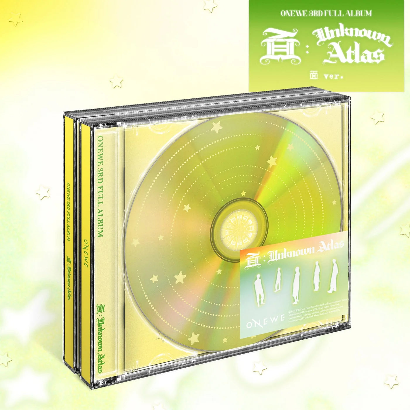 (8/20) Preorder ONEWE - 3rd Full Album [面 : Unknown Atlas] Jewel 面 Ver.