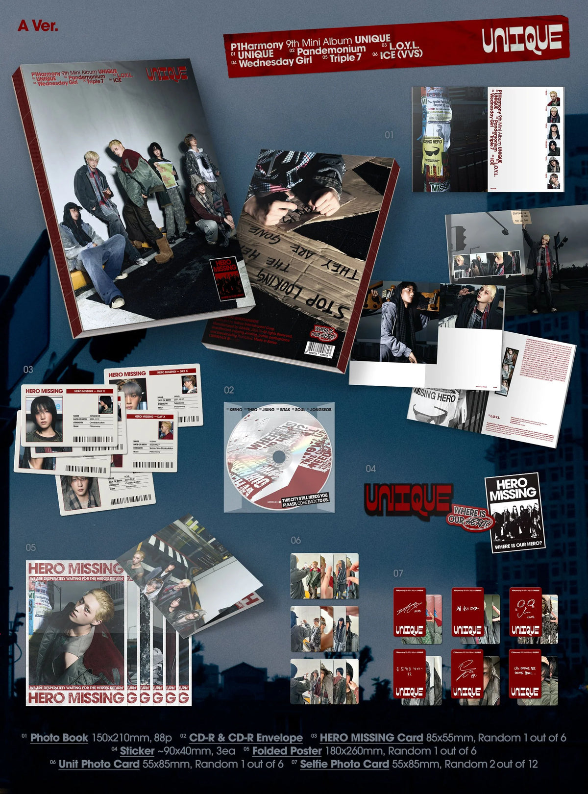 P1Harmony - 9th Mini Album [UNIQUE] Photobook Ver.