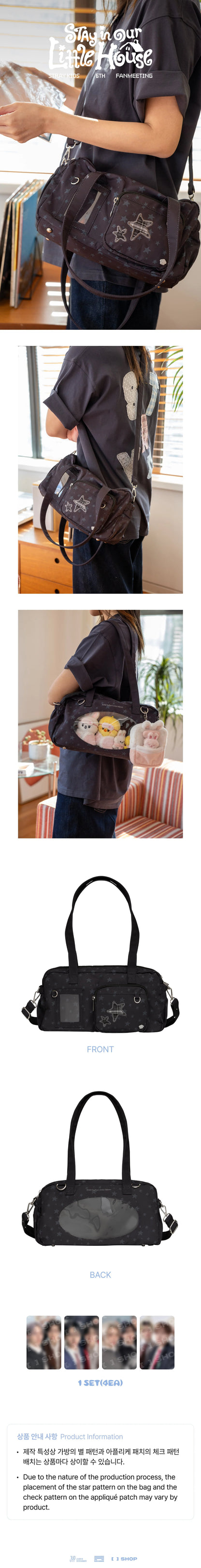 STRAY KIDS - STAY IN OUR LITTLE HOUSE 6TH FANMEETING OFFICIAL MD PVC BAG